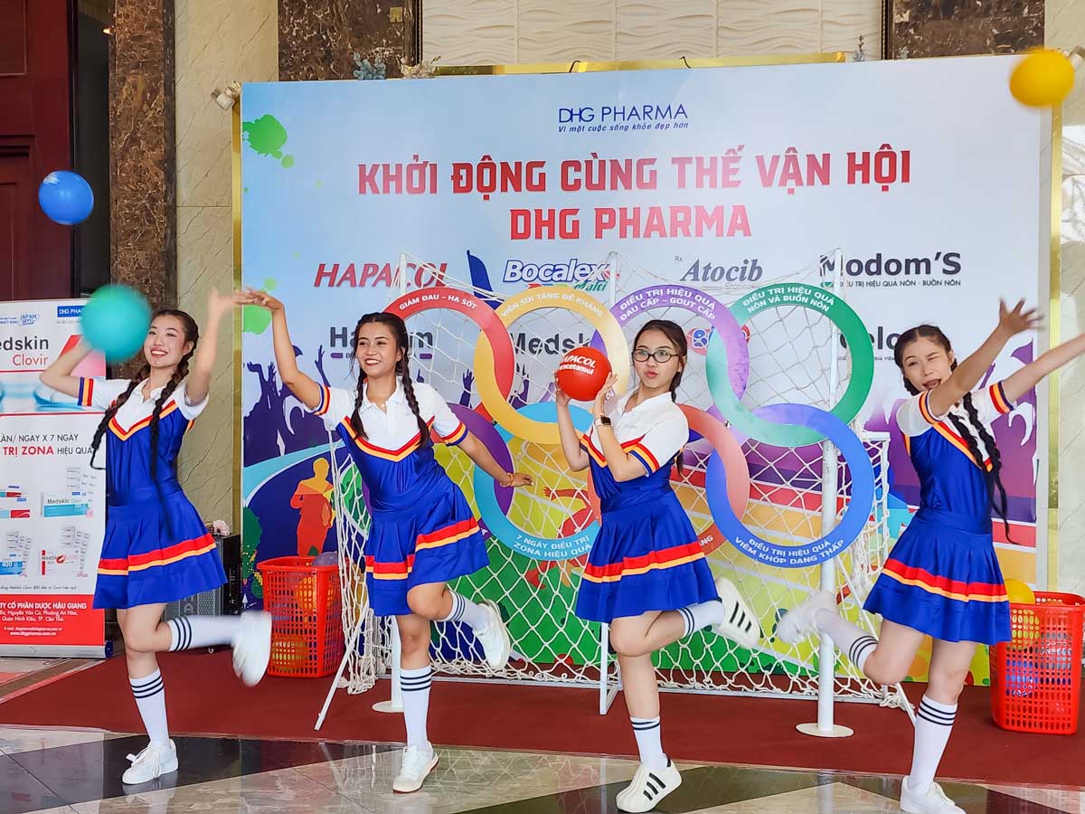 KHỞI ĐỘNG CÙNG THẾ VẬN HỘI DHG PHARMA 2 Tinh thần bừng cháy của DHG Pharma