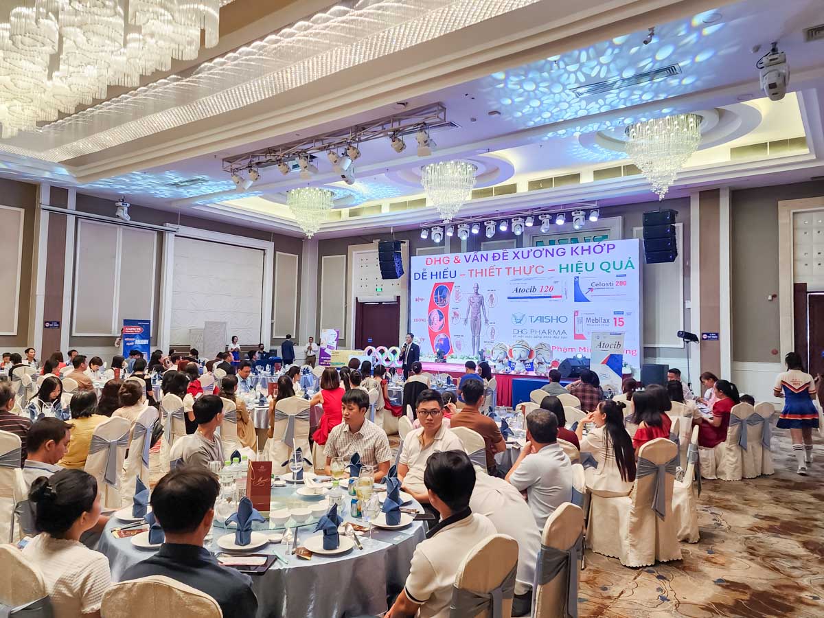 KHỞI ĐỘNG CÙNG THẾ VẬN HỘI DHG PHARMA 7 Eros palace luxury - Trung tâm hội nghị hàng đầu Biên Hoà